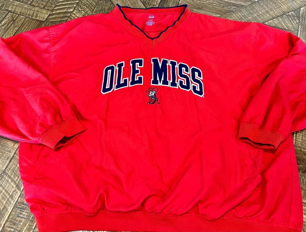 NCAA Ole Miss Rebels Windbreaker Pullover Jacket